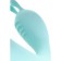 Flovetta by Toyfa Iris vibrator with clitoral stimulator, silicone, 22 cm, blue color