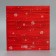 Folding box "New Year's Parcel", 14 x 14 x 3.5 cm, New Year