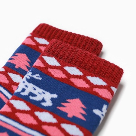 Noski children's terry, red color, size 16-18-1