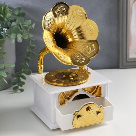 Musical box "Golden Patteron" 23x12.5x10.5 cm-4