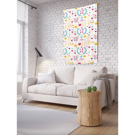 Decorative panel with photo printing "Cross-cuts", vertical, size 150x200 cm
