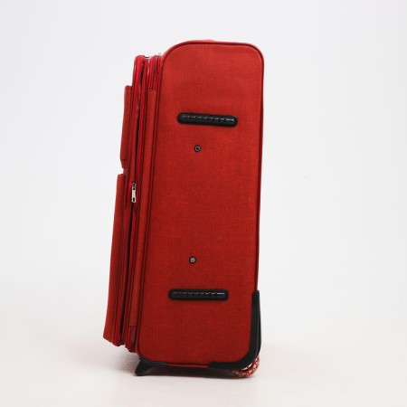 Big suitcase 28 ", a lightning department, code castle, 3 wheels, 2 outer pockets, red color-3
