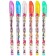 A set of gel pens with sparkles, 6 colors, unicorn, Minnie Mouse