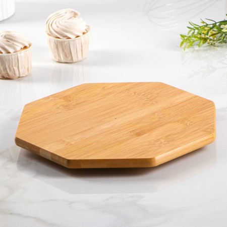 Rotating stand, 25x2.4 cm, bamboo-1