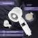 Shower watering can Zein Z3548, D = 60 mm, 3 modes, with rubber brushes, gel compartment, white