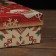 The box is folding, the cover is “Happy New Year” 20 x 20 x 6 cm