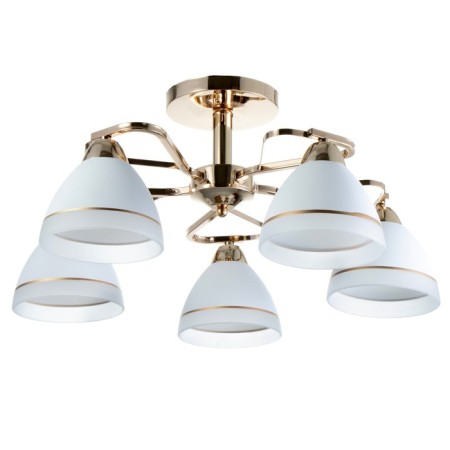 Causte "Fleur" 5he27 40W gold 57x57x25 cm Bayerlux