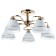 Causte "Fleur" 5he27 40W gold 57x57x25 cm Bayerlux