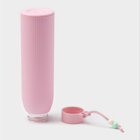 Water bottle glass "luxury", 300 ml, h = 21 cm, color mix-3