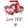 Package Gift Laminated Vertical "Love", M 26 × 32 × 12 cm