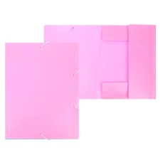 A4, 500 μm elastic band, calligrata, Pastel, spine 20 mm, up to 150 sheets, embossing 