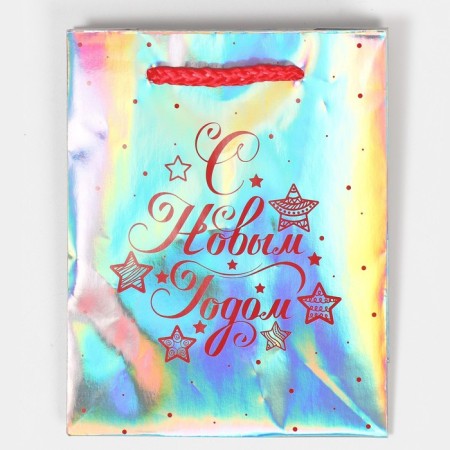 Holographic “Rainbow mood” package, 12 x 15 x 5.5 cm, New Year-5