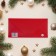 Money envelope "Happy New Year!" glitter, red background, 17 x 8 cm