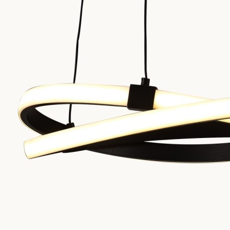 Suspended chandelier Mantra Infinity, LED, 2500LM, 2800K, 300 mm, brown color-2