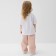 Children's pants Minaku: Exclusive Print, powder color, overSize growth 122 cm