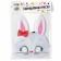 Carnival mask "bunny" with a bow