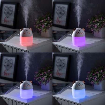 Moisturizer HM-18 ultrasonic, 0.25 l, 2 W, backlight, USB (in the comp-there), white-2