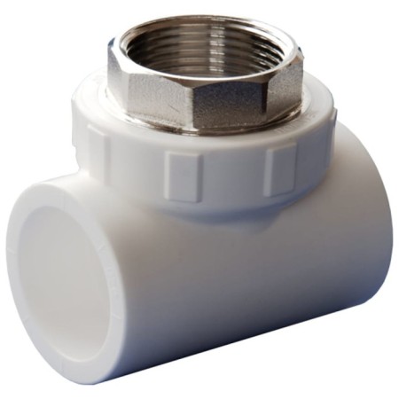 The Politekus tee, polypropylene, d = 40 mm x 1 1/4 ", internal thread