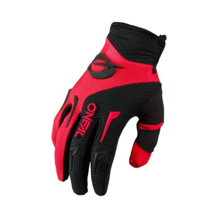 Children's gloves, unisex O’Neal element youuth 21 size XS, red/black