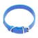 A collar with rows of 4 rows and rhinestones on a buckle, 38 x 1.5 cm, Osh 26-33, blue