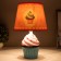 The desktop lamp with the lampshade "Pies in the blue cup" E14 40W 30x20x20 cm
