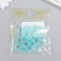 Beads for creativity Plastic "Gaika" set of 20 pcs Blue 1.3x1.3x0.5 cm