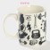 Porcelain share mug "Steel bench press", 320 ml