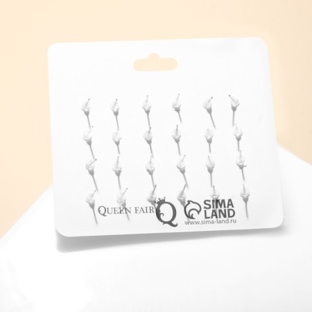 Pusets 12 pairs "hearts" Smiley, colored in silver-2