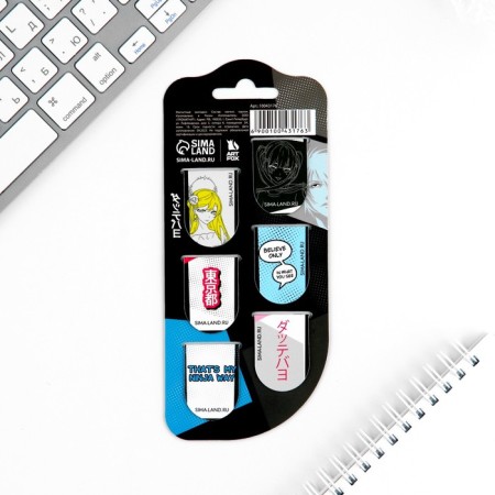 Magnetic bookmarks 6 pieces on the Comic Subway-5