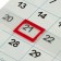 Calendar of the Overcod on the paper clip "Harmony of Nature" with a cursor, 2025, 29 x 29 cm