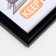 Photo frame plastic 15x21 black (189)