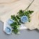 Artificial flowers "hybrid" 7x61 cm, blue