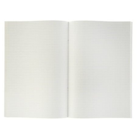 A4 notebook, 96 sheets in the green cage, boumvinyl cover, block No. 2 (gray sheets)-1