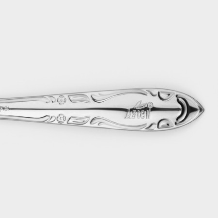 A set of canteen forces "General catering", h = 19 cm, thickness 0.7 mm, 6 pcs, silver color-3