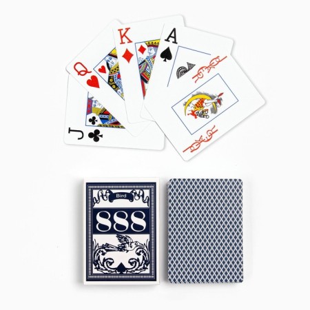 Plastic Plastic Cards "888", 54 pcs, 28 μm, 6.3 x 8.8 cm