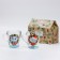 Set of glass mugs "Dragons", 2 pcs