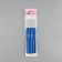 Knitting hook, with a plastic handle, d = 1.5 mm, 13.5 cm, blue color