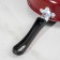 Stein "Expert", 1.7 l, d = 20 cm, plastic handle, glass cover, anti -stick coating, burgundy color