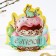 Postcard-holder for the Easter composition egg, 12.2 x 13.8 cm