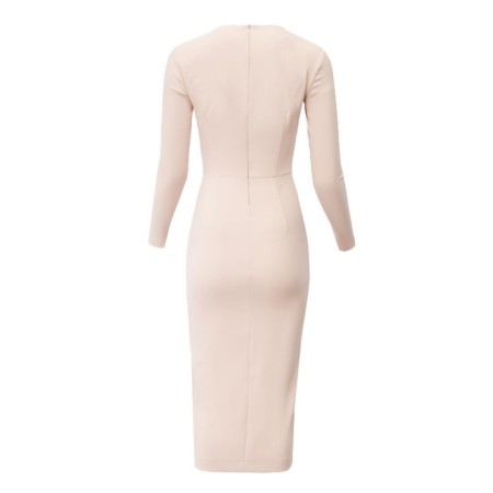 Women's dress Midy Mist, size 50, beige color-14