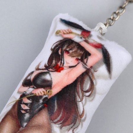 Dakimakura keys "Girl Bunny" 18+ 15 x 5 cm-3