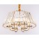 Crystal chandelier with Ambrella Light, Traditional, Tr5039, E14, Gold Color