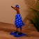 Souvenir "Duck in Shlepka" col. blue, tree 27 cm