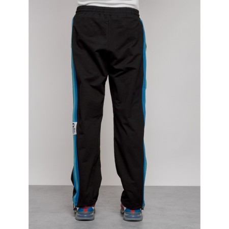 Sports male trousers, size 50, black color-15