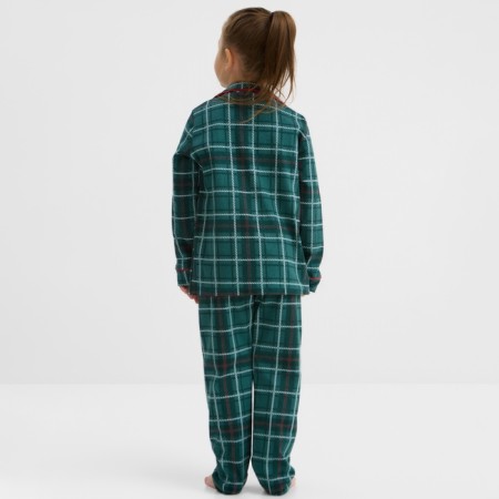 New Year. PAZHAMA Children's KAFTAN Green Mood, size 30 (98-104 cm)-2