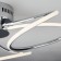 Lozanna 63W LED 4200K chrome chandelier