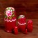 Matryoshka 5 in 1, painted, big, mix