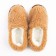Male slippers, brown color, size 44