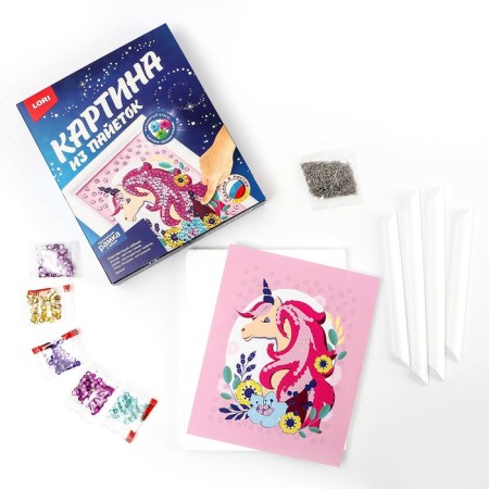 Paint from the sequins "Unicorn"