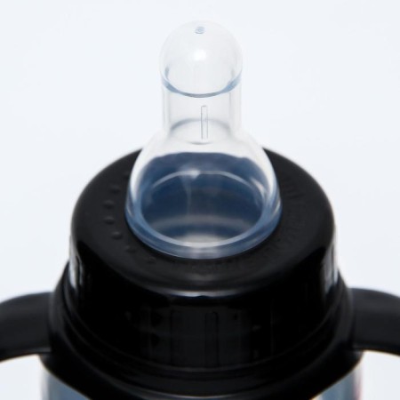 Baby Rock Feeding bottle, classic throat, 0 months, 250 ml., Cylinder, with handles-4